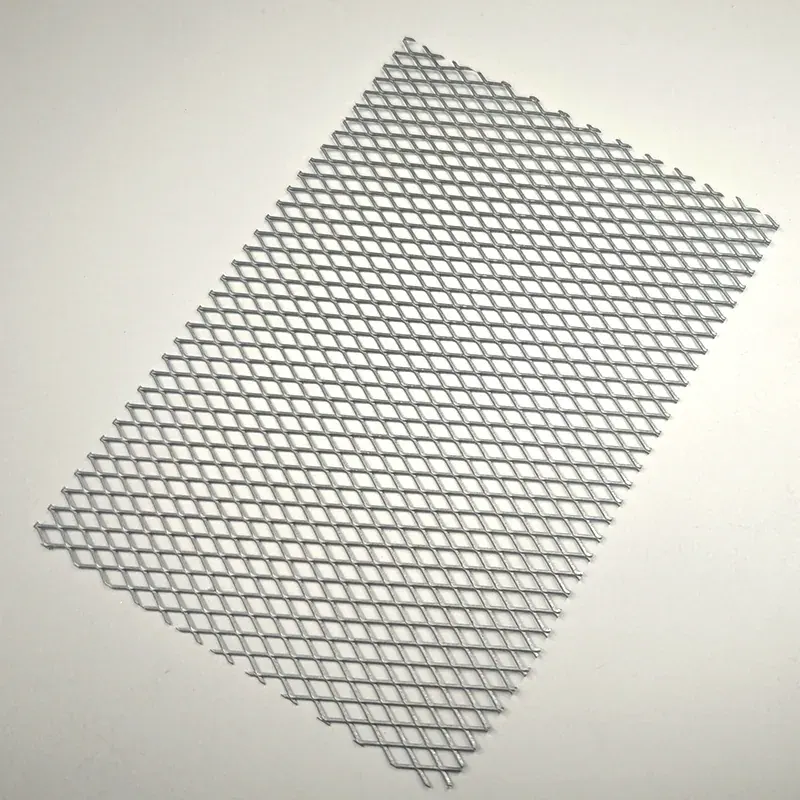 Filter aluminum expanded metal sheet for screening applications