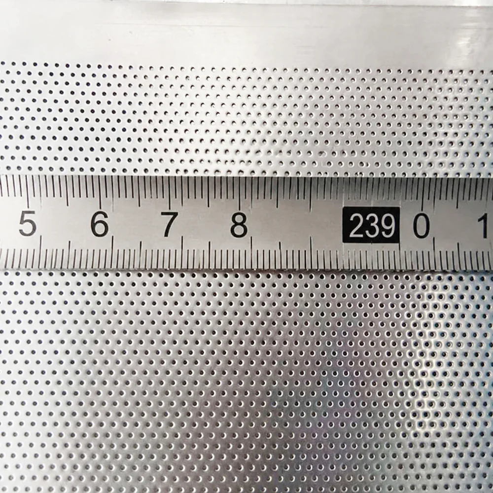 Small-hole stainless steel perforated metal sheet with ruler