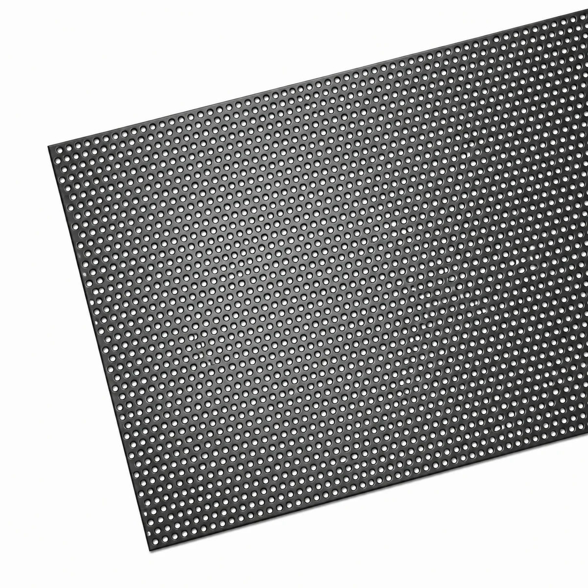 Carbon steel perforated sheet panel with small round holes